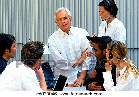 Stock Photograph - business, collaboration, colleague, contemporary, cooperation. Fotosearch