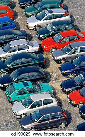 Car park View Large Photo Image Stock Photo - Car park. Fotosearch