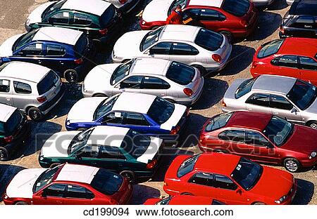 Car sale yard View Large Photo Image Picture - Car sale yard. Fotosearch