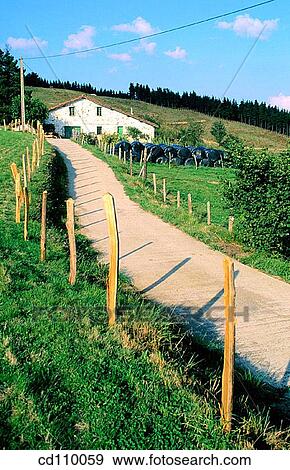 Stock Photo - caserio, day, country-house, country, agriculture. Fotosearch