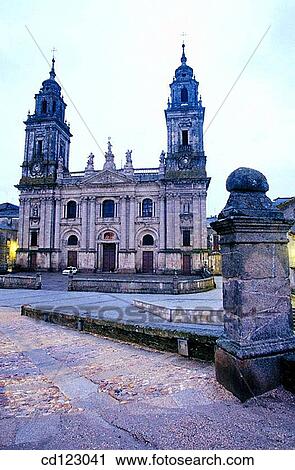 Cathedral. Lugo. Galicia. Spain View Large Photo Image Stock Image - Cathedral. Lugo. Galicia. Spain. Fotosearch