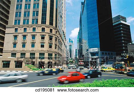 Stock Image - Central Business District. Singapore. Fotosearch