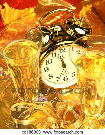 Champagne, alcohol, celebration, celebrate, Alcoholic drink, alarm-clock View Large Photo Image Stock Image - Champagne, alcohol, celebration, celebrate, Alcoholic drink, alarm-clock. Fotosearch