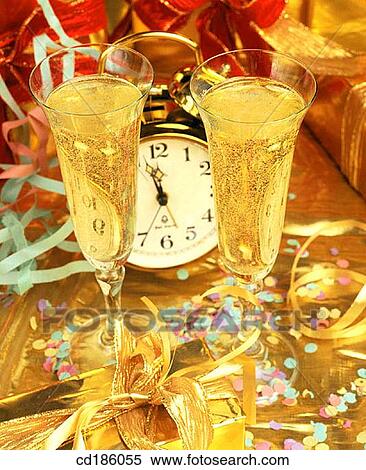 Champagne, alcohol, celebration, celebrate, Alcoholic drink, alarm-clock View Large Photo Image Stock Photography - Champagne, alcohol, celebration, celebrate, Alcoholic drink, alarm-clock. Fotosearch