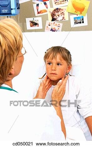 Checking lymph glands View Large Photo Image Stock Image - Checking lymph glands. Fotosearch