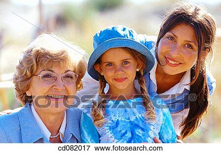 child, daughter, contemporary, 3 generations View Large Photo Image Stock Photo - child, daughter, contemporary, 3 generations. Fotosearch