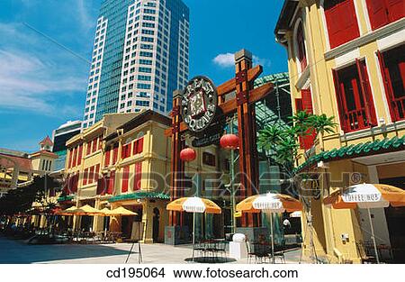 Chinatown. Singapore View Large Photo Image Picture - Chinatown. Singapore. Fotosearch