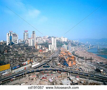 Chongqing. China View Large Photo Image Stock Photo - Chongqing. China. Fotosearch