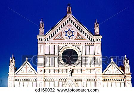 Church of the Santa Croce. Florence. Italy View Large Photo Image Stock Image - Church of the Santa Croce. Florence. Italy. Fotosearch