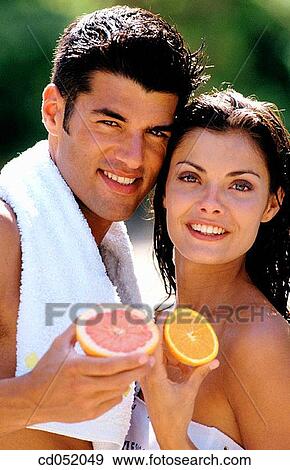 Citrus fruit, couple, day View Large Photo Image Stock Photo - Citrus fruit, couple, day. Fotosearch