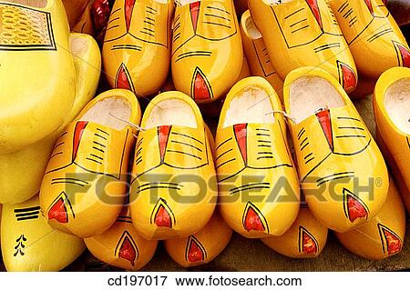 Stock Photo - Clogs. Amsterdam. Holland. Fotosearch