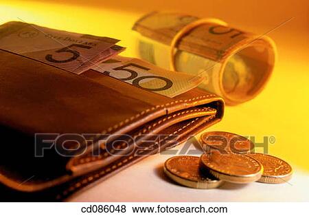 Coins, notes, wallet View Large Photo Image Stock Photo - Coins, notes, wallet. Fotosearch