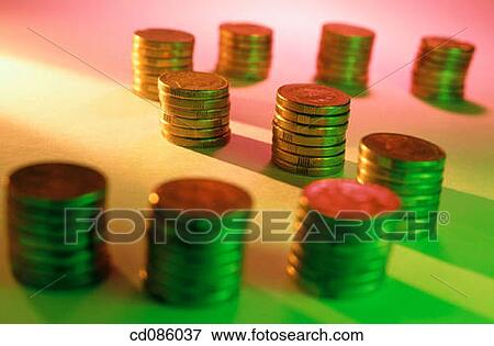 Stock Photo - Coins. Fotosearch