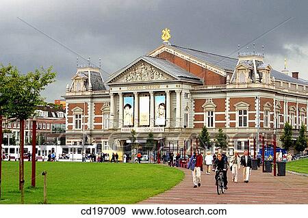 Concertgebouw. Amsterdam. Holland View Large Photo Image Stock Photo - Concertgebouw. Amsterdam. Holland. Fotosearch