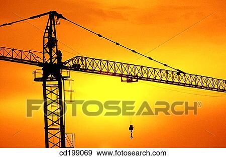 Construction crane View Large Photo Image Stock Photo - Construction crane. Fotosearch