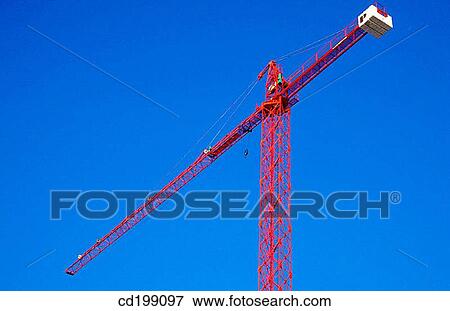 Construction crane View Large Photo Image Stock Photo - Construction crane. Fotosearch