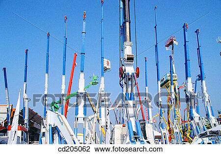 Construction cranes. Bologna. Italy View Large Photo Image Stock Image - Construction cranes. Bologna. Italy. Fotosearch
