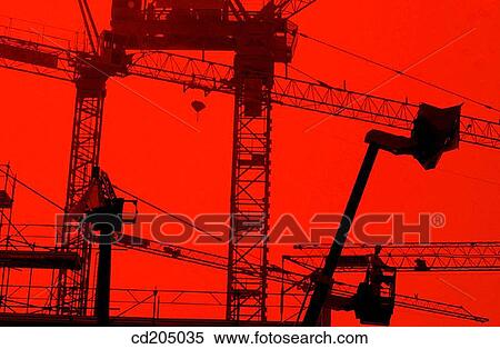 Construction cranes. Bologna. Italy View Large Photo Image Stock Photography - Construction cranes. Bologna. Italy. Fotosearch