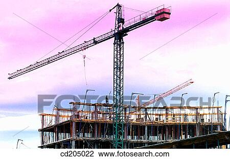 Construction cranes. Vitoria. Basque Country. Spain View Large Photo Image Stock Image - Construction cranes. Vitoria. Basque Country. Spain. Fotosearch