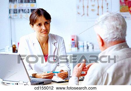 contemporary, Doctor's office, doctor, aged View Large Photo Image Stock Image - contemporary, Doctor's office, doctor, aged. Fotosearch