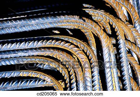 Corrugated iron rods View Large Photo Image Stock Photography - Corrugated iron rods. Fotosearch