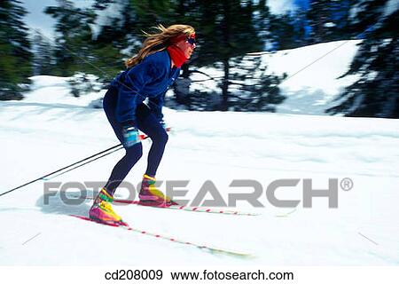 Cross country skiing View Large Photo Image Stock Photo - Cross country skiing. Fotosearch