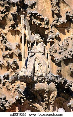 Detail of the? Birthday facade? of the Sagrada Familia, Church of the Holy Family (Gaud?, 1883-... ). Barcelona. Spain View Large Photo Image Stock Photography - Detail of the? Birthday facade? of the Sagrada Familia, Church of the Holy Family (Gaud?, 1883-... ). Barcelona. Spain. Fotosearch