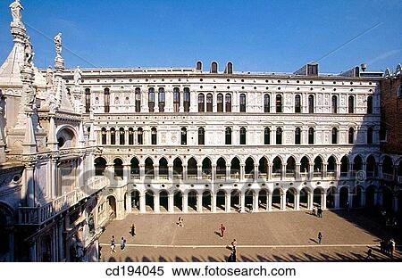 Doge's Palace courtyard. Venice. Italy View Large Photo Image Stock Photography - Doge's Palace courtyard. Venice. Italy. Fotosearch