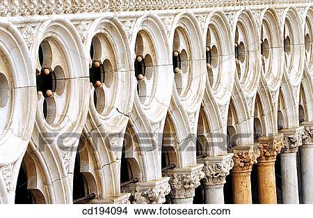 Doge's Palace facade. Venice. Italy View Large Photo Image Picture - Doge's Palace facade. Venice. Italy. Fotosearch