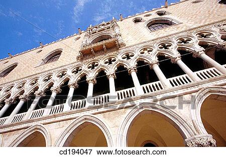 Doge's Palace facade. Venice. Italy View Large Photo Image Stock Photo - Doge's Palace facade. Venice. Italy. Fotosearch