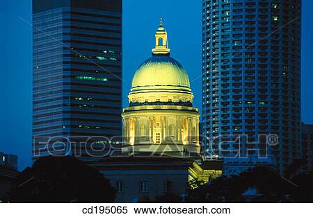 Dome of the Supreme Court building with Raffles City in the background. Singapore View Large Photo Image Stock Photography - Dome of the Supreme Court building with Raffles City in the background. Singapore. Fotosearch
