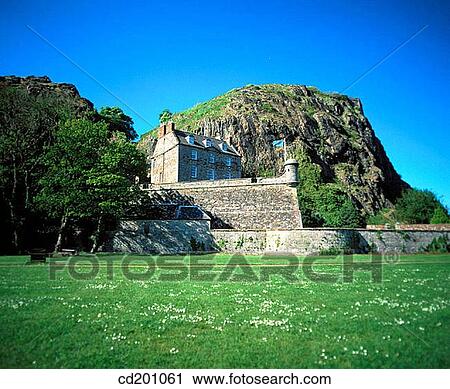 Stock Image - Dumbarton Castle. West Dumbartonshire. Scotland. Fotosearch
