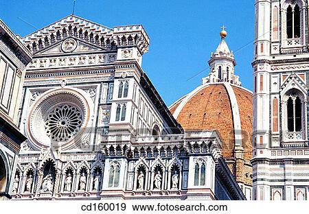 Duomo and Giotto's Campanile. Florence. Italy View Large Photo Image Stock Photo - Duomo and Giotto's Campanile. Florence. Italy. Fotosearch
