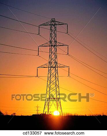 Electricity pylon. Scotland View Large Photo Image Stock Photo - Electricity pylon. Scotland. Fotosearch