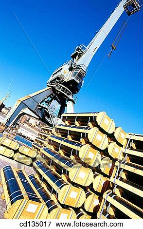 Stock Photo - Electrodes. Port of Pasajes. Gipuzkoa. Basque Country. Spain. Fotosearch