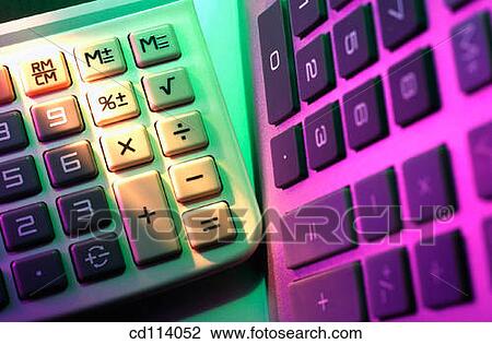 Stock Image - Electronic calculators. Fotosearch