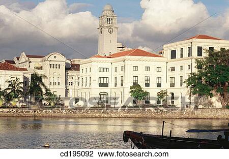 Empress Place at Singapore River, Singapore View Large Photo Image Stock Image - Empress Place at Singapore River, Singapore. Fotosearch