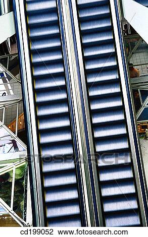 Escalator View Large Photo Image Stock Image - Escalator. Fotosearch