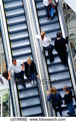 Escalator View Large Photo Image Stock Image - Escalator. Fotosearch