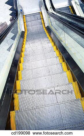Escalator View Large Photo Image Stock Photo - Escalator. Fotosearch