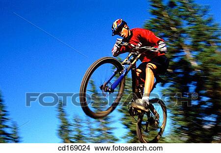 Extreme mountain biking View Large Photo Image Picture - Extreme mountain biking. Fotosearch