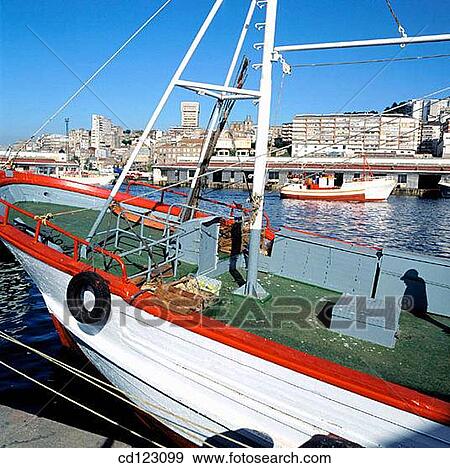 Fishing port. Vigo. Pontevedra province. Galicia. Spain View Large Photo Image Stock Photo - Fishing port. Vigo. Pontevedra province. Galicia. Spain. Fotosearch