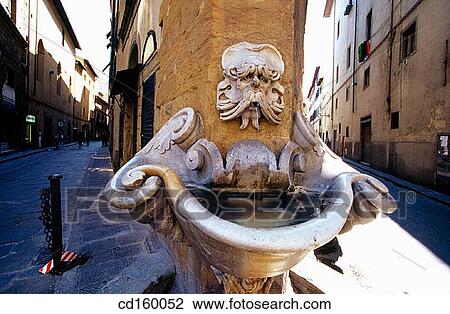 Fountain in Piazza de Frescobaldi. Florence. Italy View Large Photo Image Stock Image - Fountain in Piazza de Frescobaldi. Florence. Italy. Fotosearch