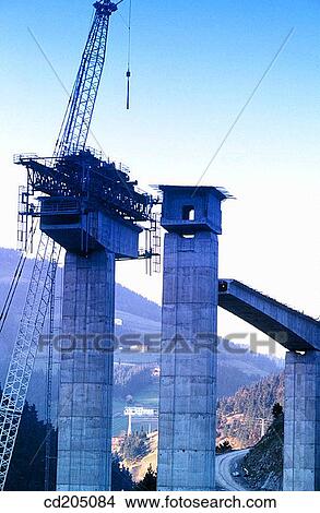 Freeway bridge construction. Soraluze. Basque Country. Spain View Large Photo Image Picture - Freeway bridge construction. Soraluze. Basque Country. Spain. Fotosearch