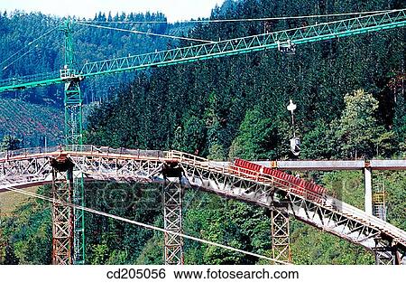 Freeway bridge construction. Soraluze. Basque Country. Spain View Large Photo Image Stock Photograph - Freeway bridge construction. Soraluze. Basque Country. Spain. Fotosearch