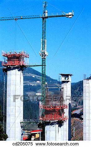 Freeway bridge construction. Soraluze. Basque Country. Spain View Large Photo Image Stock Photography - Freeway bridge construction. Soraluze. Basque Country. Spain. Fotosearch
