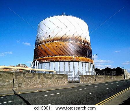 Gas storage tank for domestic supplies. Dundee. Scotland View Large Photo Image Stock Image - Gas storage tank for domestic supplies. Dundee. Scotland. Fotosearch