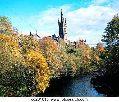 Glasgow University. Kelvingrove. Glasgow. Scotland View Large Photo Image Stock Photography - Glasgow University. Kelvingrove. Glasgow. Scotland. Fotosearch