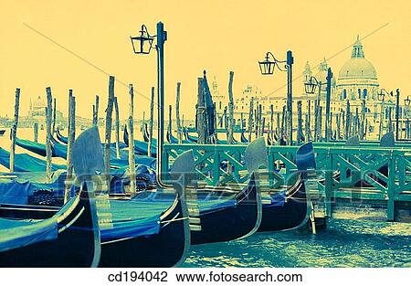 Gondolas. Venice. Italy View Large Photo Image Stock Image - Gondolas. Venice. Italy. Fotosearch