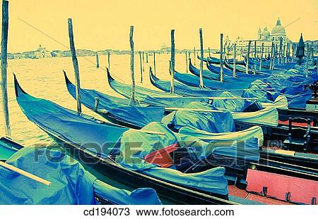 Gondolas. Venice. Italy View Large Photo Image Stock Image - Gondolas. Venice. Italy. Fotosearch